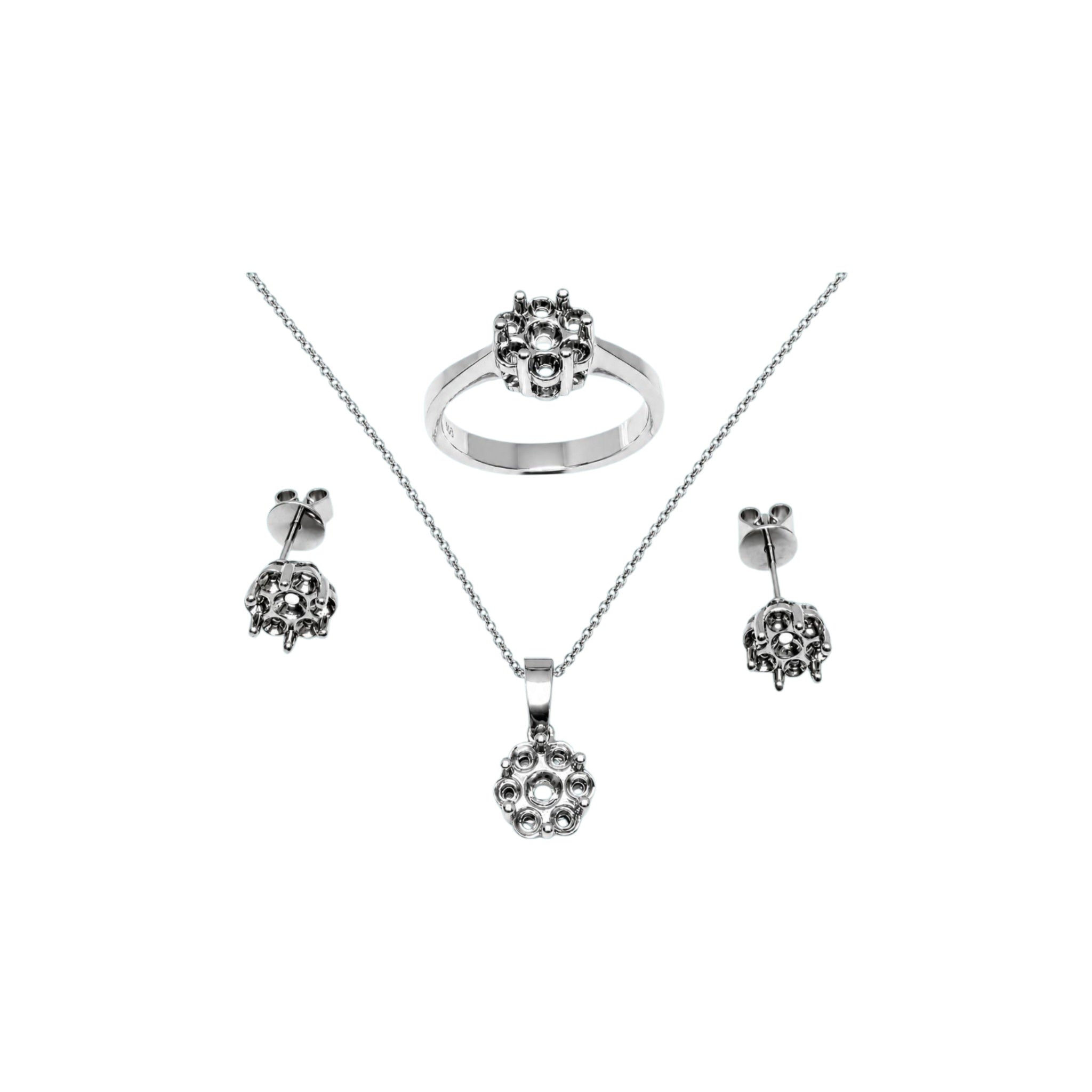 2.15 Ct. Coronet Jewelry Mounting Set in 14K Gold