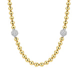 2.15 Carat Natural Diamond Eterna Design Necklace
