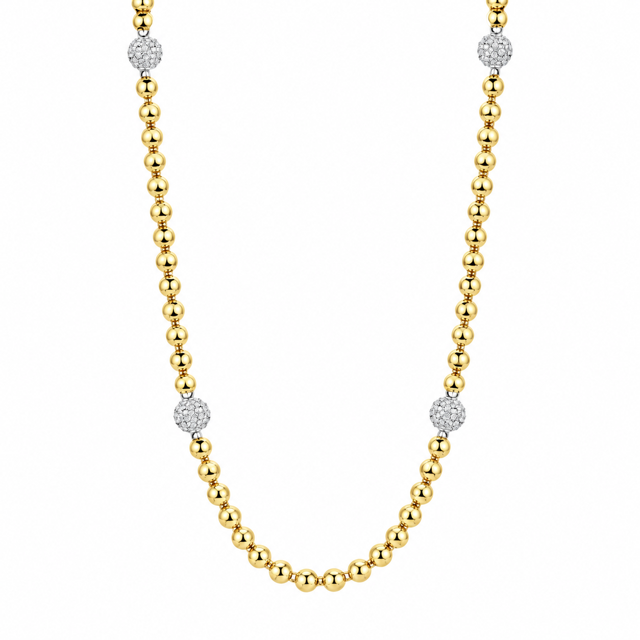 2.15 Carat Natural Diamond Eterna Design Necklace