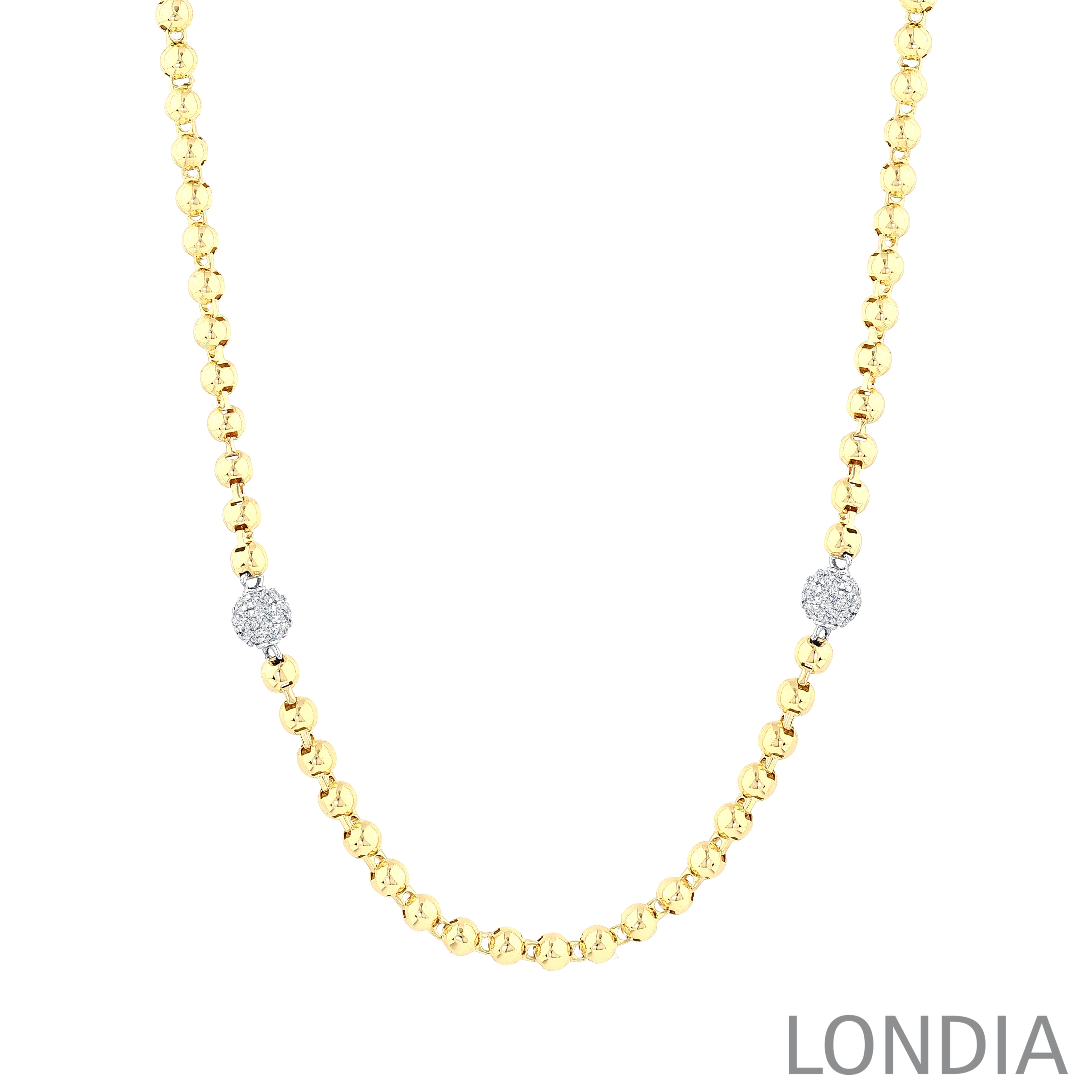 2.15 ct. Diamond Eterna Design Necklace 14k Fine Gold