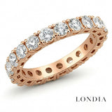 2.20 Carat Diamond Eternity Ring in 14K Solid Gold