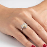 2.35 Ct. Natural Diamond Heart Design Jewelry Set in 14K Gold
