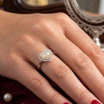 2.35 Ct. Natural Diamond Heart Design Jewelry Set in 14K Gold