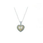 2.35 Ct. Natural Diamond Heart Design Jewelry Set in 14K Gold
