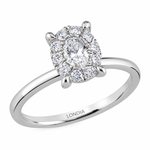 2.35 Carat Natural Diamond Magic Oval Bridal Set