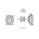 2.35 Carat Natural Diamond Magic Oval Bridal Set