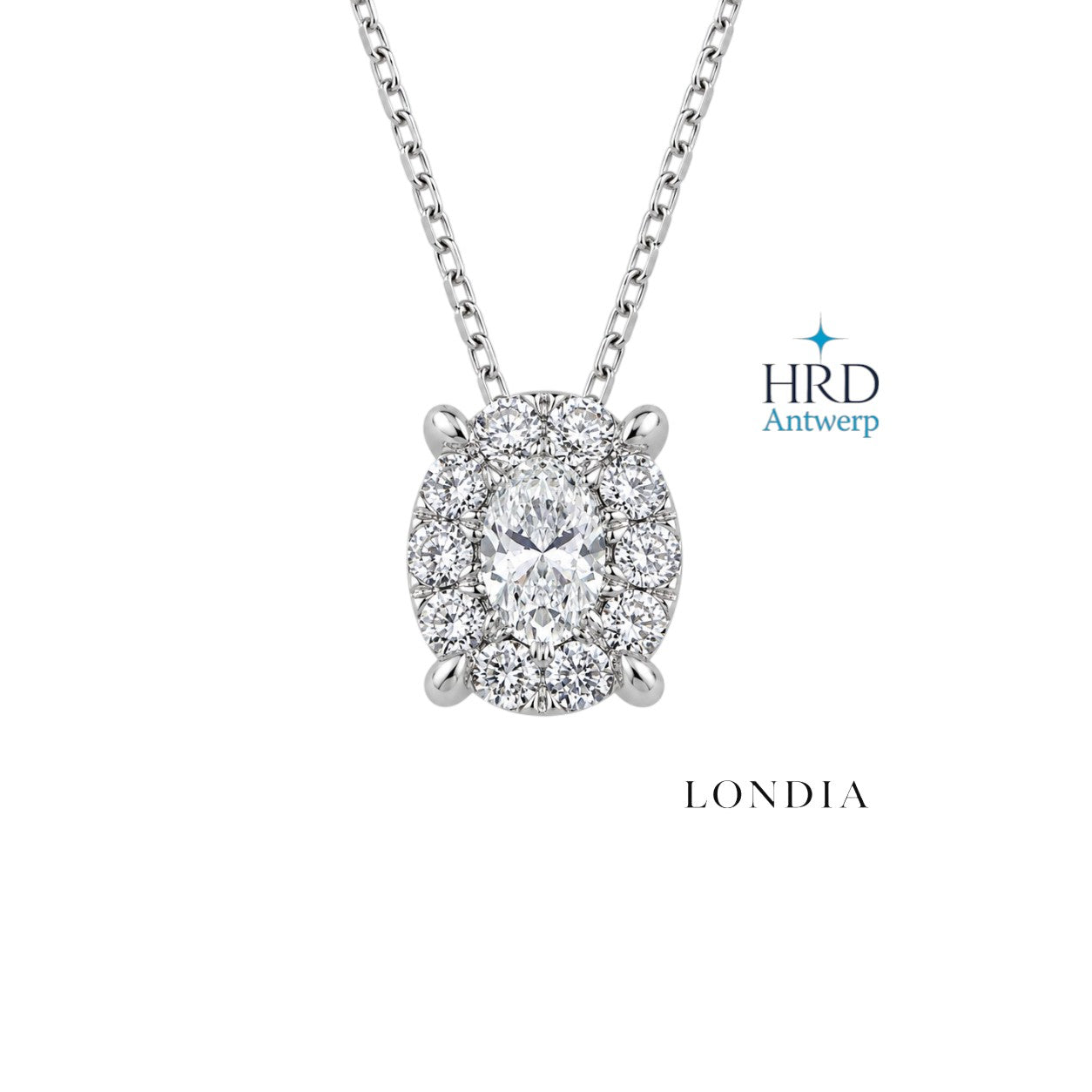 2.35 Carat Natural Diamond Magic Oval Bridal Set