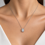 2.35 Carat Natural Diamond Magic Oval Bridal Set