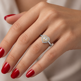 2.35 Ct. Natural Diamond Heart Design Set