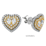 2.35 Ct. Natural Diamond Heart Design Set