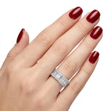 2.50 Carat Diamond Full Eternity Ring in 14K Solid Gold