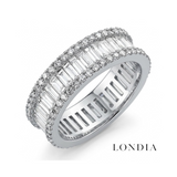2.50 Carat Diamond Full Eternity Ring in 14K Solid Gold