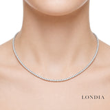 2.50 Carat Diamond Tennis Necklace 