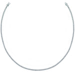 2.50 Carat Natural Diamond Clair Tennis Necklace