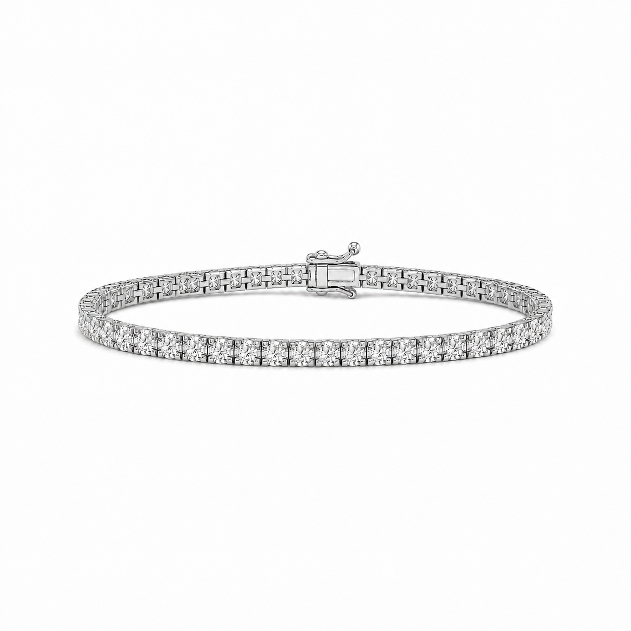 2.50 Ct. Natural Diamond Clair Design Tennis Bracelet
