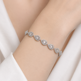 2.60 Carat Natural Diamond Designer Tennis Bracelet