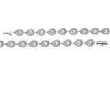 2.60 Carat Natural Diamond Designer Tennis Bracelet