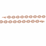 2.60 Carat Natural Diamond Designer Tennis Bracelet