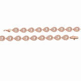 2.60 Carat Natural Diamond Designer Tennis Bracelet