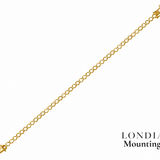 2.75 Mm 3.85 Ct. Mounting Crown Bracelet 14K Gold