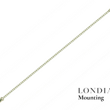 2,00 Mm 2.95 Ct. Mounting Superlight Tennis Bracelet 14K Gold