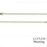 2,00 Mm 2.95 Ct. Mounting Superlight Tennis Bracelet 14K Gold