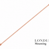 2,00 Mm 2.95 Ct. Mounting Superlight Tennis Bracelet 14K Gold