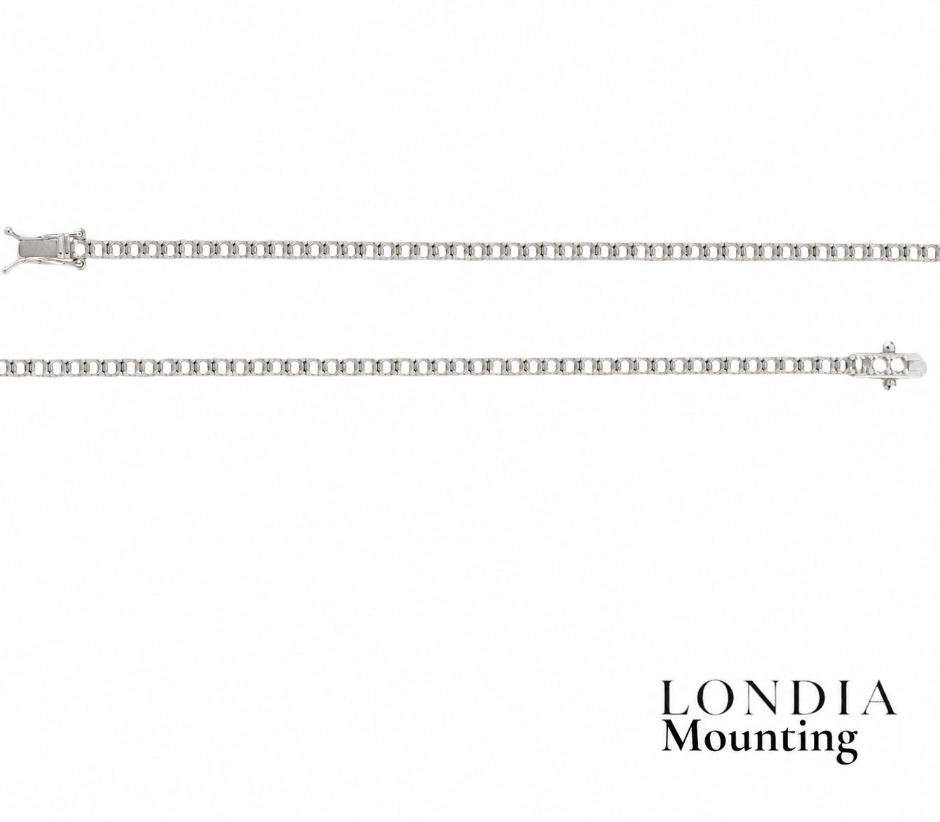 Mounting Superlight Tennis Bracelet