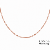 2,25 Mm 9,25 Ct. Mounting Superlight Tennis Necklace 14K Gold