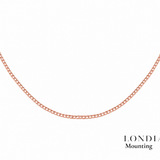 2,50 Mm 11,00 Ct. Mounting Superlight Tennis Necklace 14K Gold
