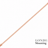 2,50 Mm 4.50 Ct. Mounting Superlight Tennis Bracelet 14K Gold