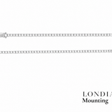 2,50 Mm 4.50 Ct. Mounting Superlight Tennis Bracelet 14K Gold