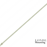 Mounting Superlight Tennis Bracelet