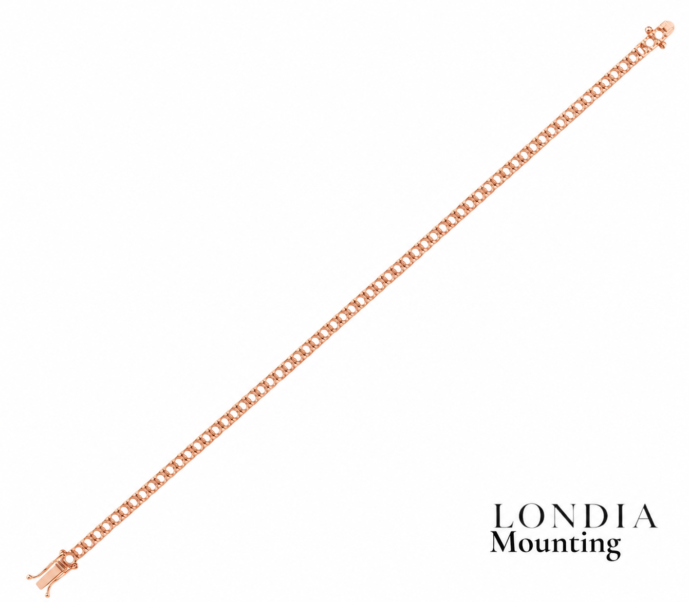 Mounting Superlight Tennis Bracelet
