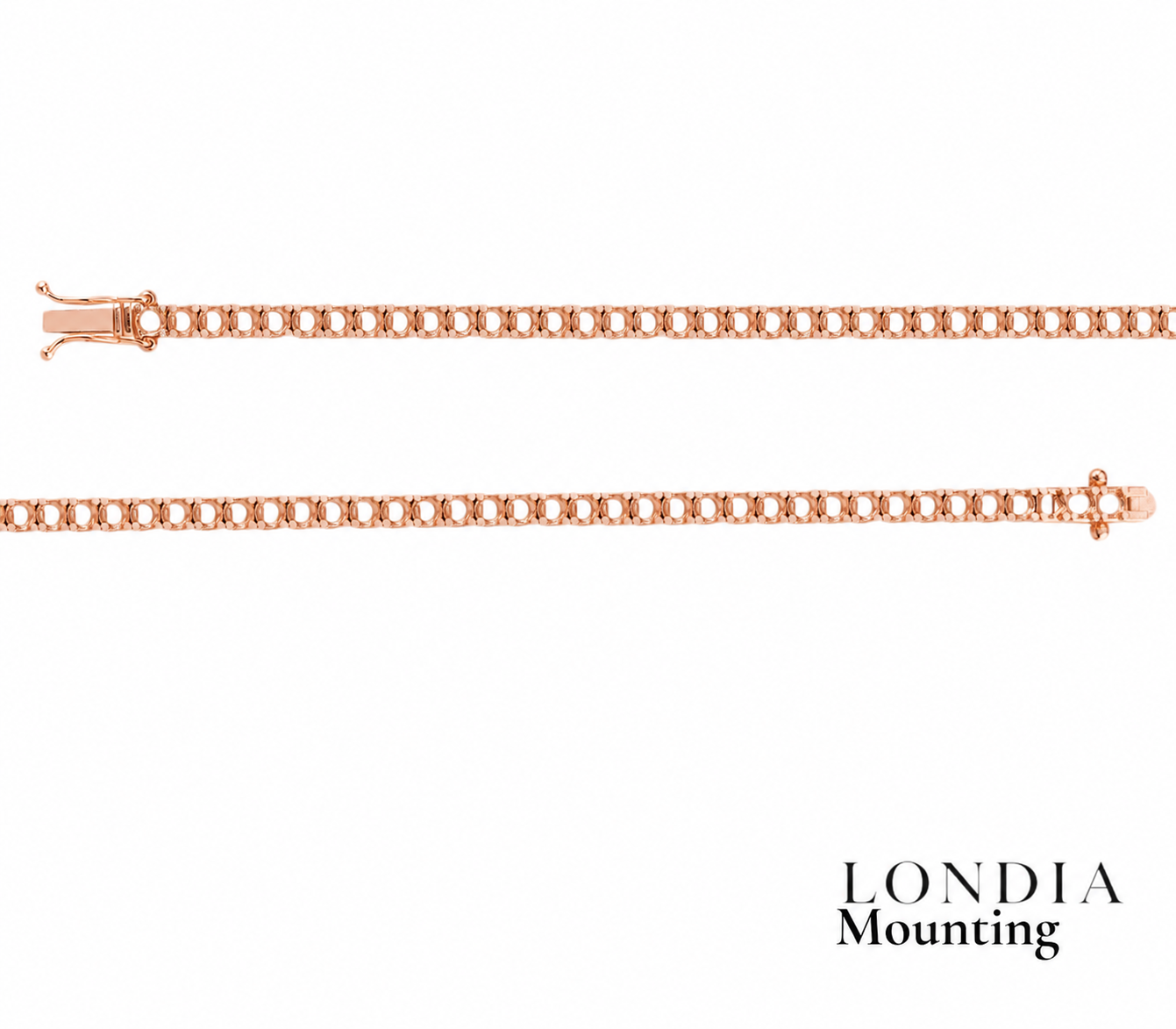 Mounting Superlight Tennis Bracelet