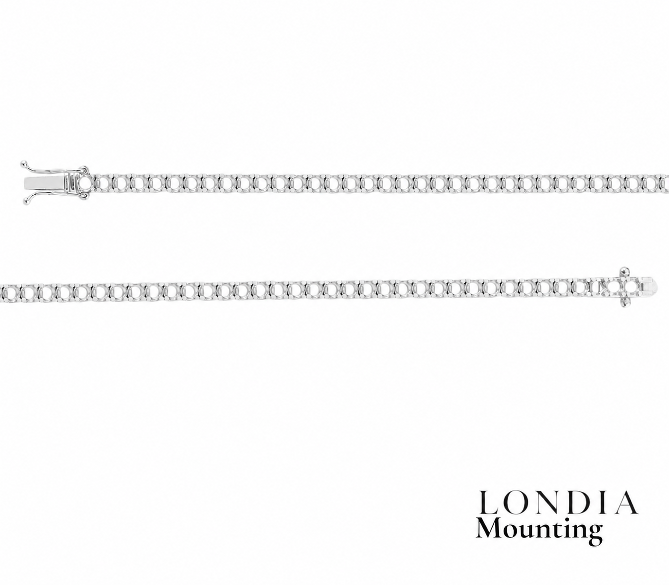 Mounting Superlight Tennis Bracelet