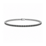 2 Carat Black Natural Diamond Classic Tennis Bracelet