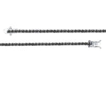 2 Carat Black Natural Diamond Classic Tennis Bracelet