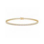 2 Carat Crown Design Natural Diamond Tennis Bracelet