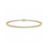 2 Carat Crown Design Natural Diamond Tennis Bracelet