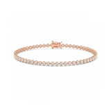 2 Carat Crown Design Natural Diamond Tennis Bracelet