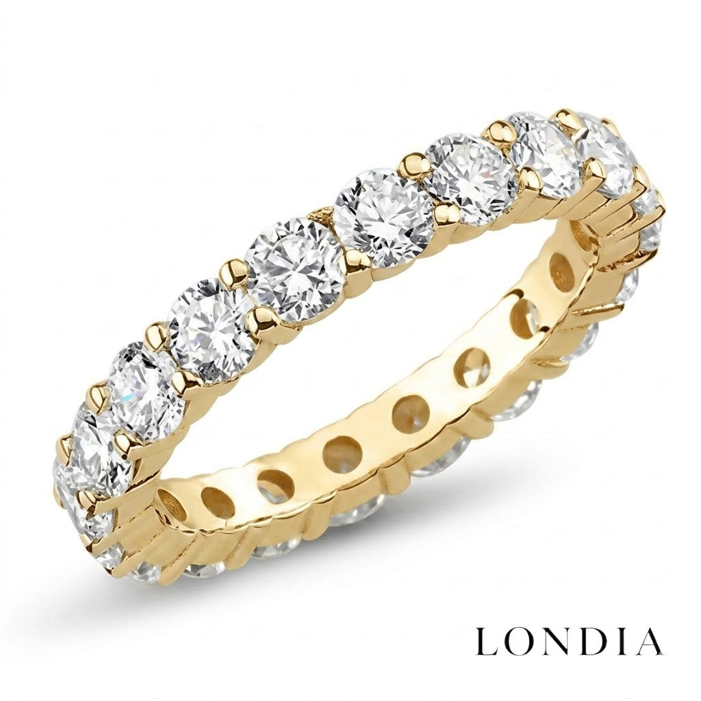 3.00 Carat Diamond Eternity Ring in 14K Solid Gold