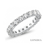 3.00 Carat Diamond Eternity Ring in 14K Solid Gold