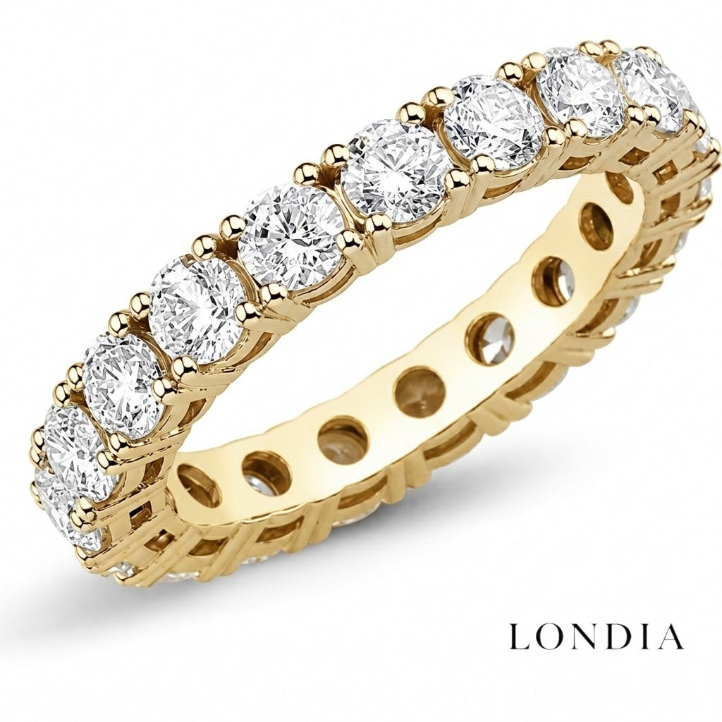 3.00 Carat Diamond Eternity Ring in 14K Solid Gold