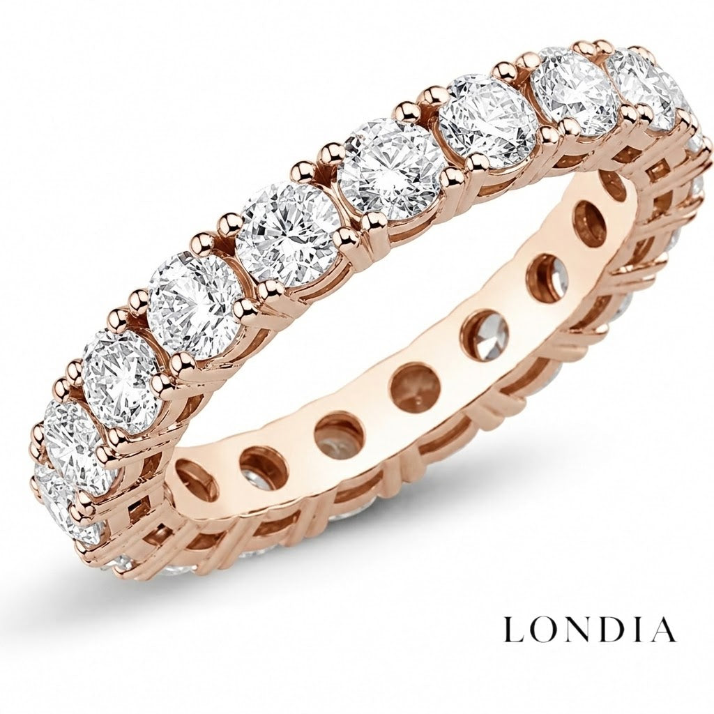 3.00 Carat Diamond Eternity Ring in 14K Solid Gold