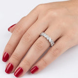 3.00 Carat Diamond Eternity Ring in 18K Solid Gold