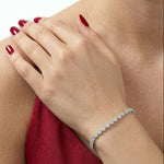 3.00 Carat Super Light Crown Bracelet in 14K Gold