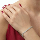 3.00 Carat Super Light Crown Bracelet in 14K Gold