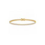 3.00 Carat Super Light Crown Bracelet in 14K Gold