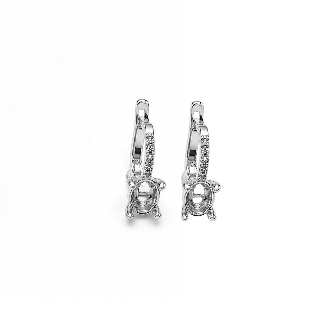 3.00 Ct. Oval Jewelry Mounting Set in 18K Gold